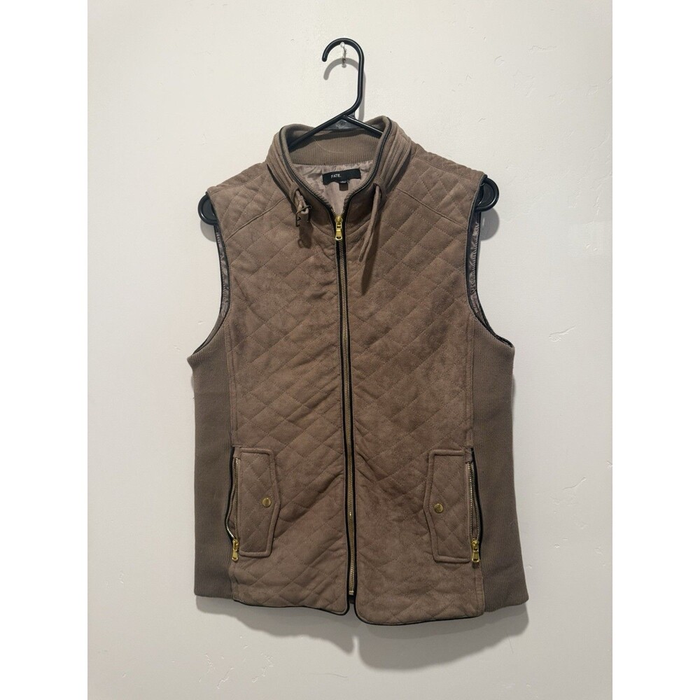 Fate Brand Vest Quilted Jacket Women's Size L